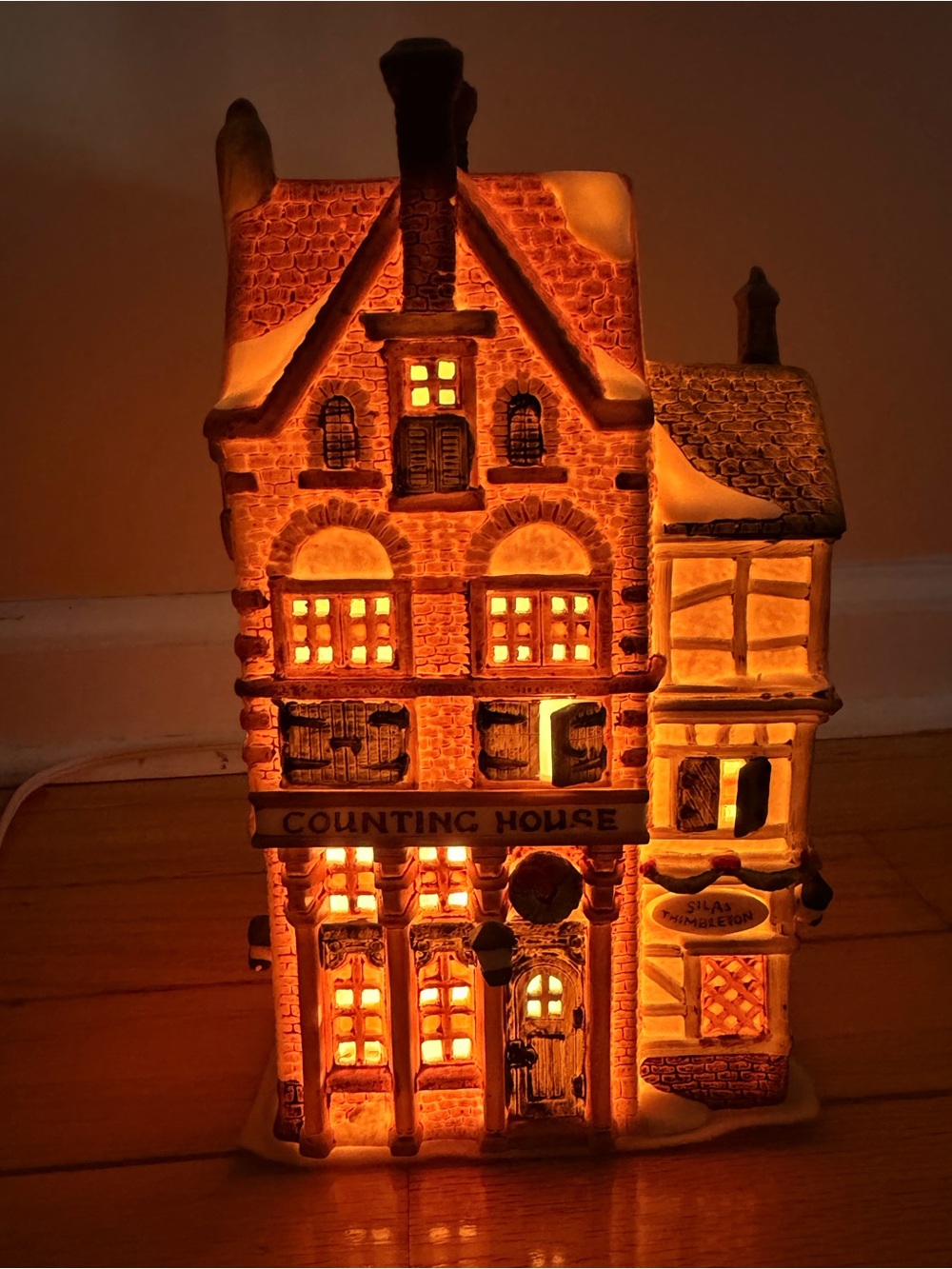 EUC Heritage Village Collection Silas Thimbleton Barrister Dickens Village